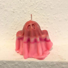 Load image into Gallery viewer, 👻 XL Multicoloured Pumpkin Spice Ghostie Pillar Candle