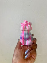 Load image into Gallery viewer, Pastel Palette Dahlia with Pastel Drips Torso Candle, Celestial Collection