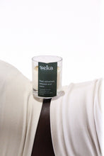 Load image into Gallery viewer, Seka candle on a white surface with a white background