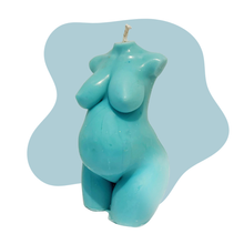 Load image into Gallery viewer, Milana Pregnant Mama, Female Woman Body Torso Candle, Celestial Collection