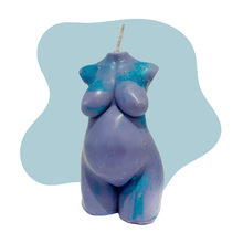 Load image into Gallery viewer, Milana Pregnant Mama, Female Woman Body Torso Candle, Celestial Collection