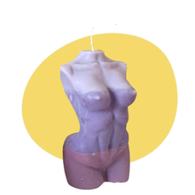 Load image into Gallery viewer, XL Gia Candle, Female Woman Body Torso Candle, Celestial Collection