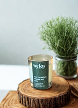 Load image into Gallery viewer, Eucalyptus, Chamomile and Lavender Soy Candle, Aromatherapy Soy Wax Candle