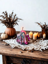 Load image into Gallery viewer, 👻 XL Pink Pumpkin Spice Ghostie Pillar Candle