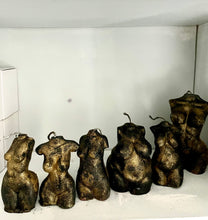 Load image into Gallery viewer, Luna Woman Female Body Torso Candle, Celestial Collection,