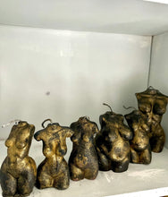 Load image into Gallery viewer, Luna Woman Female Body Torso Candle, Celestial Collection,