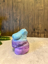 Load image into Gallery viewer, Blue and Pink Ophelia Female Body Torso Candle, Celestial Collection