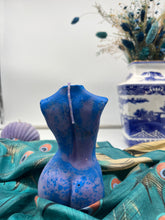 Load image into Gallery viewer, Neptune Woman Female Body Torso Candle, Celestial Collection