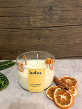 Load image into Gallery viewer, 55cl Orange and Cinnamon Soy Wax Candle