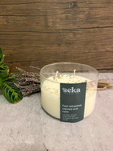 Load image into Gallery viewer, Eucalyptus, Chamomile and Lavender Soy Candle, Aromatherapy Soy Wax Candle