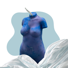 Load image into Gallery viewer, Sam Woman Body Torso Candle, Celestial Collection