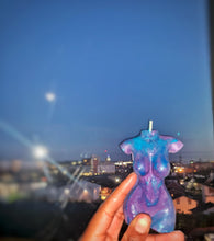 Load image into Gallery viewer, Neptune Woman Female Body Torso Candle, Celestial Collection