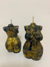 Load image into Gallery viewer, Custom Dahlia “Plus Size” Woman Body Torso Candle, Celestial Collection