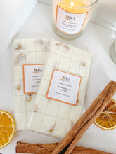 Load image into Gallery viewer, Large Orange and Cinnamon Soy Wax Melt Bar, Christmas Soy Wax Melt