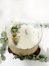 Load image into Gallery viewer, Eucalyptus, Chamomile and Lavender Soy Candle, Aromatherapy Soy Wax Candle