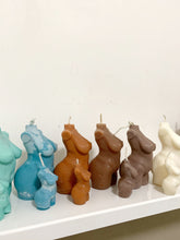 Load image into Gallery viewer, Custom Dahlia “Plus Size” Woman Body Torso Candle, Celestial Collection