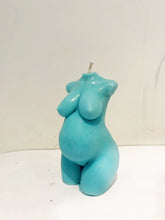 Load image into Gallery viewer, Gift Box - Pregnant Woman Body Torso Candle and 20cl Jar Candle Celestial Collection