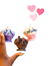 Load image into Gallery viewer, Eternal Love Anatomical Heart Soy Candle
