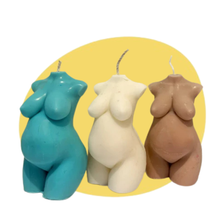 Load image into Gallery viewer, Milana Pregnant Mama, Female Woman Body Torso Candle, Celestial Collection
