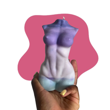 Load image into Gallery viewer, XL Gia Candle, Female Woman Body Torso Candle, Celestial Collection
