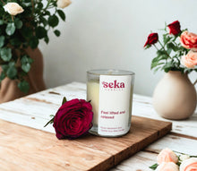 Load image into Gallery viewer, Rose Geranium and Vanilla Soy Candle, Aromatherapy Vegan Soy Wax Candle
