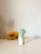 Load image into Gallery viewer, Multi Colored Sam Female Woman Body Torso Candle, Celestial Collection
