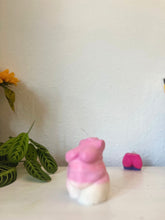 Load image into Gallery viewer, White and Pink Ophelia Female Woman Body Torso Candle, Celestial Collection
