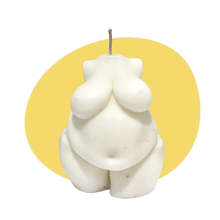 Load image into Gallery viewer, Mini Ophelia Candle, Woman Body Torso Candle, Celestial Collection
