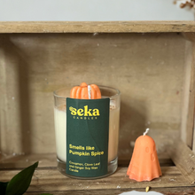 Load image into Gallery viewer, Pumpkin Spice Soy Candle, Christmas Autumn Fall Vegan Soy Wax Candle
