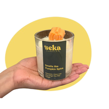 Load image into Gallery viewer, Pumpkin Spice Soy Candle, Christmas Autumn Fall Vegan Soy Wax Candle
