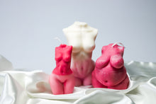 Load image into Gallery viewer, Custom Mini Opehlia Candle, Woman Body Torso Candle, Celestial Collection
