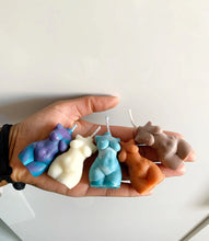 Load image into Gallery viewer, Custom Mini Dahlia Candle, Woman Body Torso Candle, Celestial Collection
