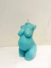 Load image into Gallery viewer, Milana Pregnant Mama, Female Woman Body Torso Candle, Celestial Collection
