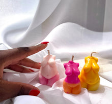 Load image into Gallery viewer, Custom Mini Dahlia Candle, Woman Body Torso Candle, Celestial Collection
