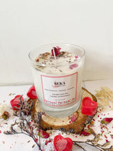 Load image into Gallery viewer, Rose Geranium, Jasmine and Lavender- Soy Wax Candle
