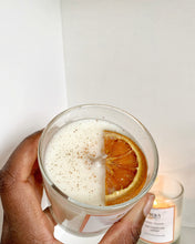 Load image into Gallery viewer, Orange and Cinnamon Soy Wax Candle, Christmas and Fall Soy Wax Candle
