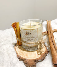 Load image into Gallery viewer, Vanilla, Cardamom and Cinnamon Christmas Soy Wax Candle
