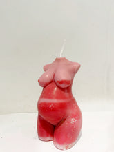 Load image into Gallery viewer, Gift Box - Pregnant Woman Body Torso Candle and 20cl Jar Candle Celestial Collection
